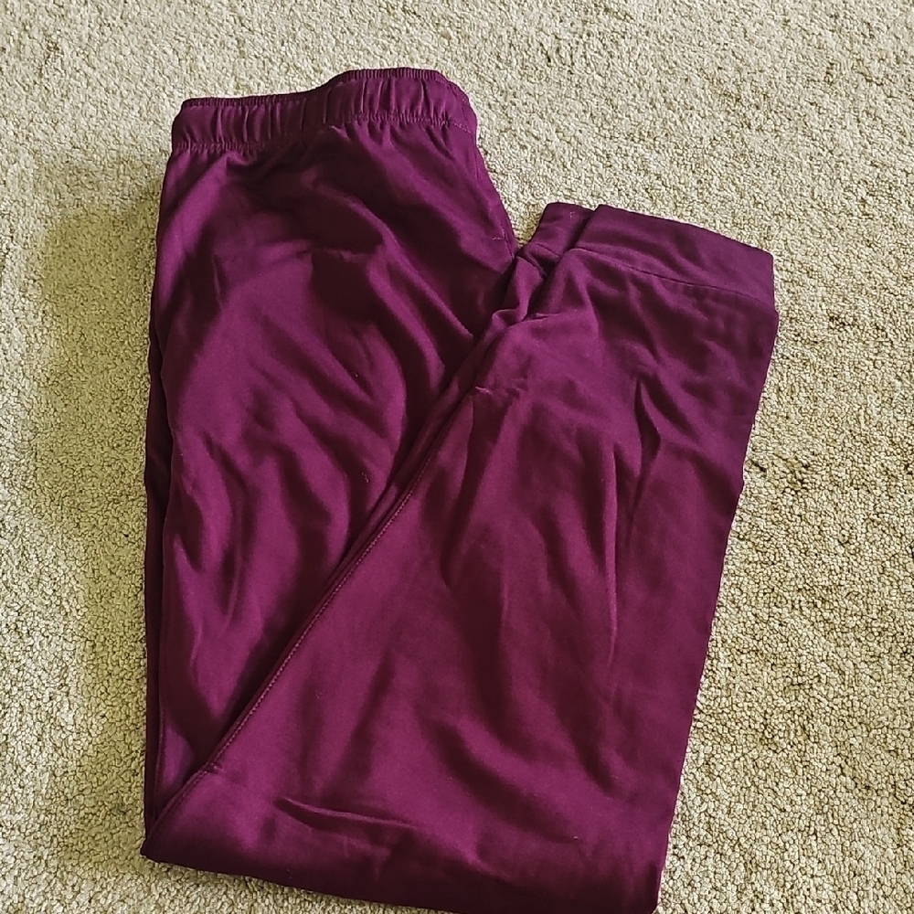 Athletic Works Purple Sweatpants Relaxed Fit - Picture 5 of 5